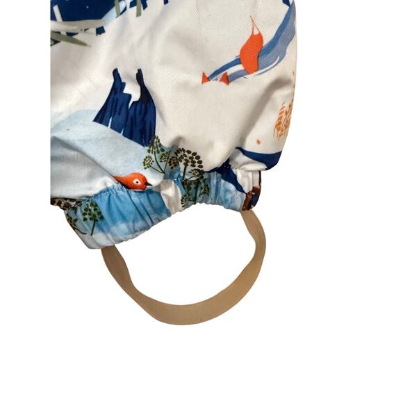 Reima baby down snowsuit bib size 9-12 months animal print - Picture 4 of 11